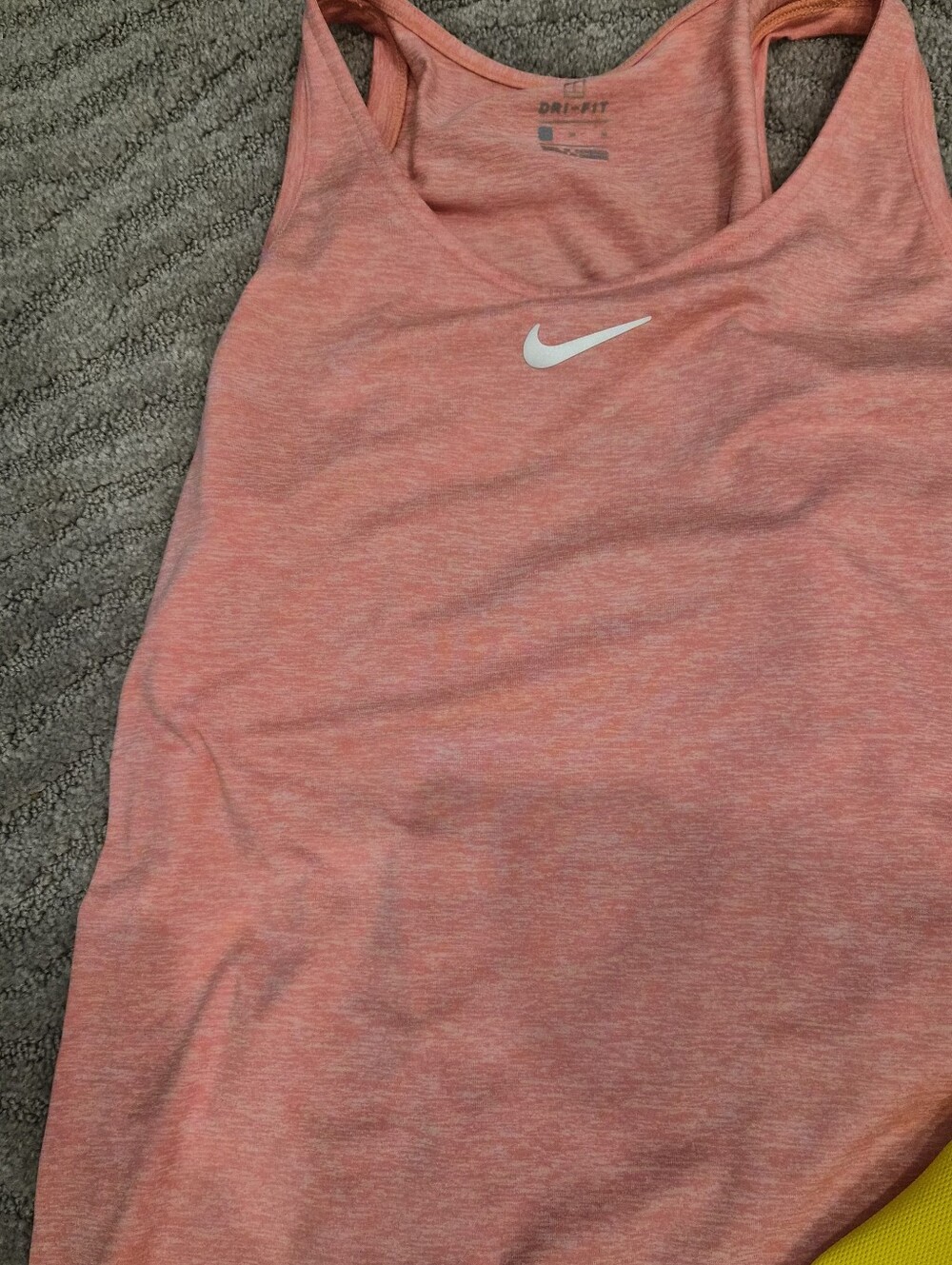 4 Nike Women’s Tank Top Bundle - Yellow, Red, Peach, Dark Blue - Size M - Picture 5 of 8